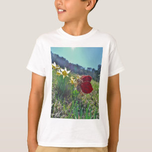 Camiseta Flores de hadas y amarillas