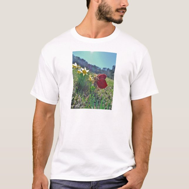 Camiseta Flores de hadas y amarillas (Anverso)