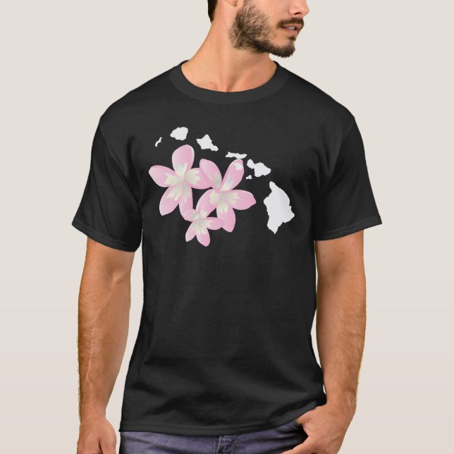 Camiseta Flores de Hawaii (Anverso)