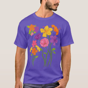 Camiseta Flores de jardín floral Plantas Jardinero Botánico