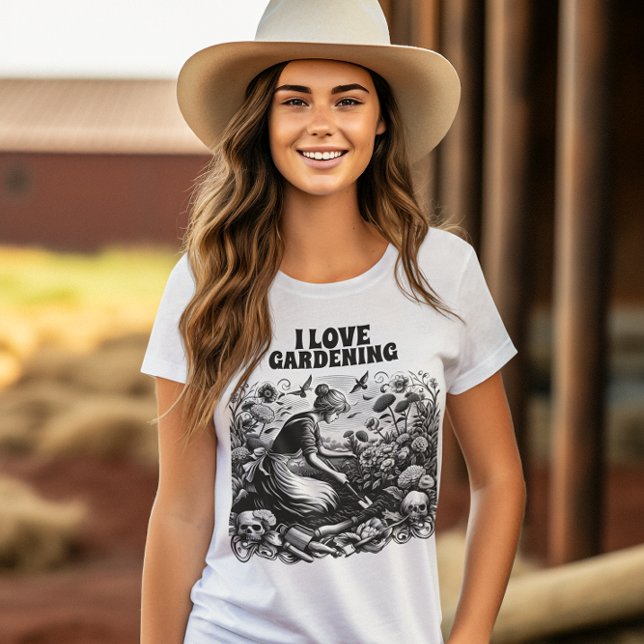 Camiseta Flores de la Dama de Jardín (Subido por el creador)