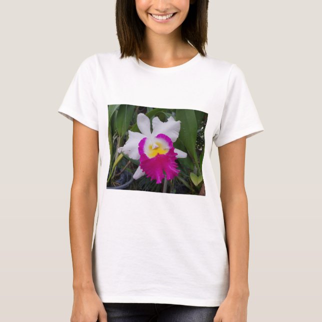 Camiseta Flores de la orquídea de Tailandia (Anverso)
