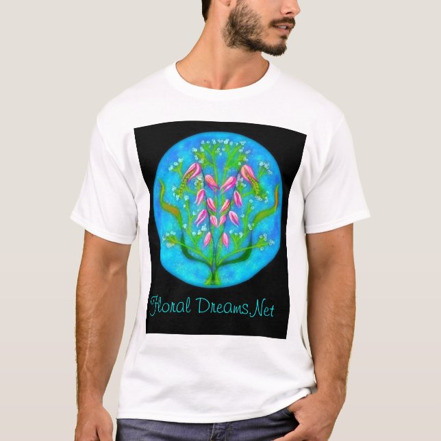 Camiseta Flores de la playa (Anverso)