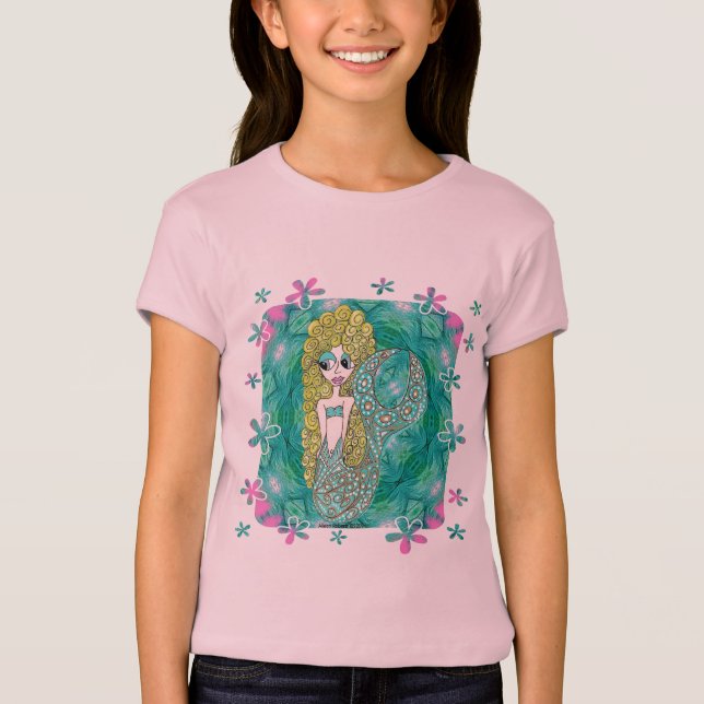 Camiseta Flores de la sirena (Anverso)