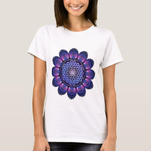 Camiseta FLORES DE LA VIDA / Blume des Lebens - Mandala II