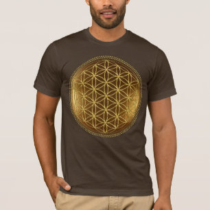 Camiseta FLORES DE LA VIDA - Geometría Sagrada Medaillon 1