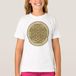 Camiseta FLORES DE LA VIDA - Símbolo de geometría sagrada A