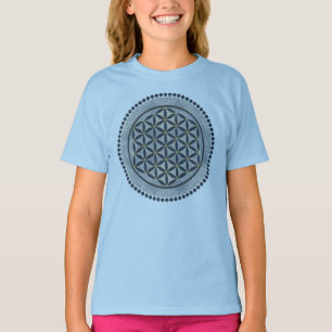 Camiseta FLORES DE LA VIDA - Símbolo de geometría sagrada A