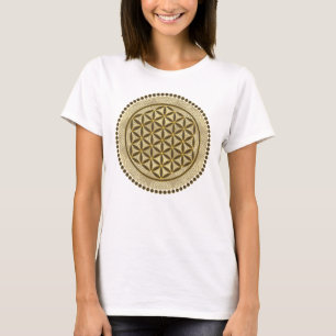 Camiseta FLORES DE LA VIDA - Símbolo de geometría sagrada A
