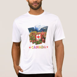 Camiseta Flores de las Montañas Rocosas del Lago Louise