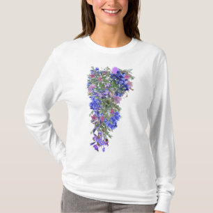 Camiseta Flores de lavanda flores de boda