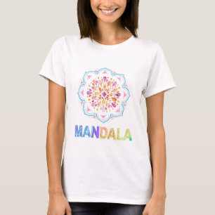 CAMISETA FLORES DE LOTUS COLOR MANDALA