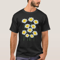Flores de margarita blanca y amarilla clásica de f