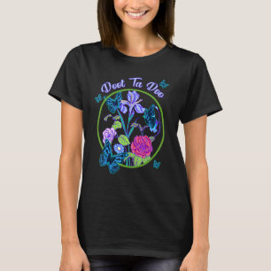 Camiseta Flores de mariposas Doot Ta Do