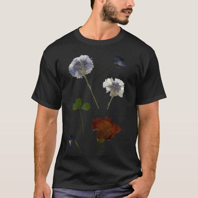 Camiseta Flores de mi jardín (Anverso)