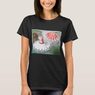 Camiseta Flores de nenúfares en un estanque de jardín