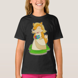 Camiseta Flores de Novia de Zorro Boda