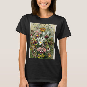 Camiseta Flores de orquídeas de época Diagrama 1904