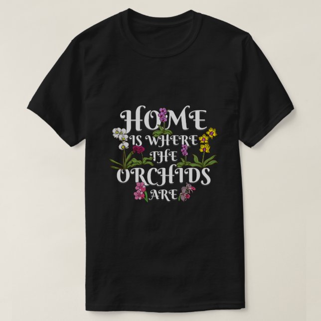Camiseta Flores de orquídeas mujeres Flores Flores Heredera (Diseño del anverso)