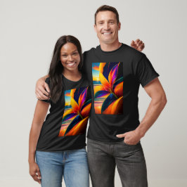 Camiseta Flores de paraíso tropical
