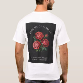 Camiseta Flores de Pasión | Rosas Rojas