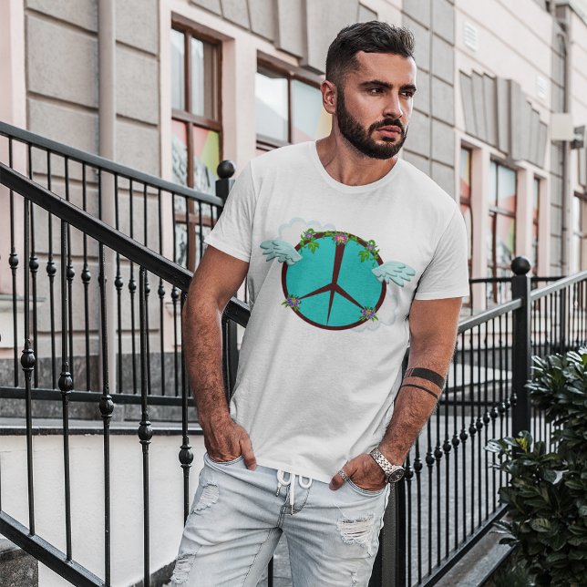 Camiseta Flores de paz (Subido por el creador)