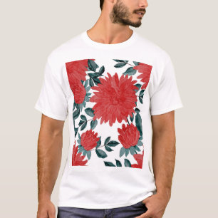 Camiseta Flores de pradera: agua vintage sin foco