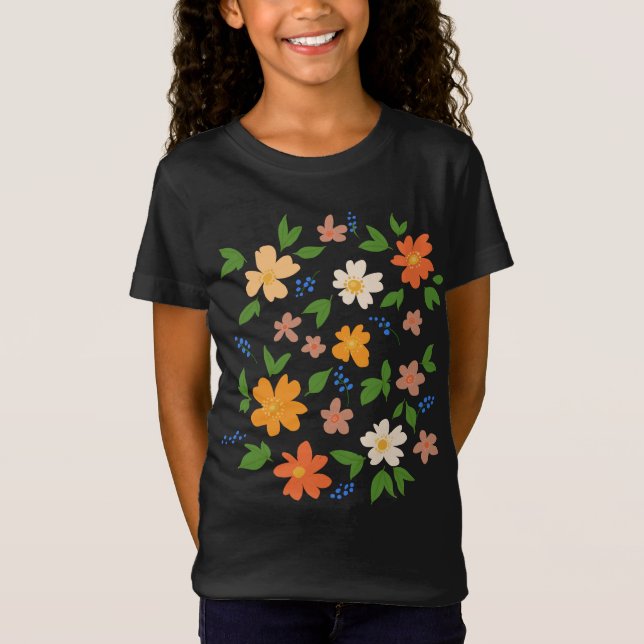 Camiseta Flores de primavera (Anverso)