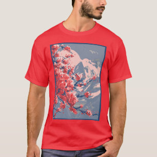 Camiseta Flores de primavera arbol de flores de cerezo Saku