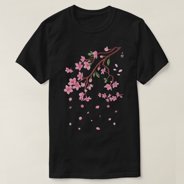 Camiseta Flores de primavera florecimiento de cerezo Sakura (Diseño del anverso)