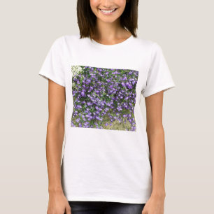 Camiseta Flores de Primavera Púrpura