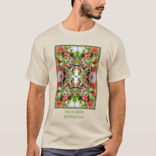 Camiseta Flores De Quince Flores Crean Tu Propia Foto