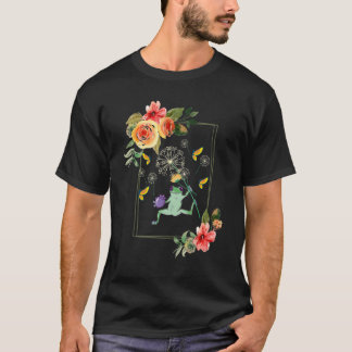 Camiseta Flores de rana Cottagecore