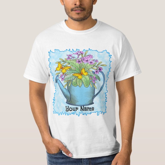 Camiseta Flores de rosa (Anverso)