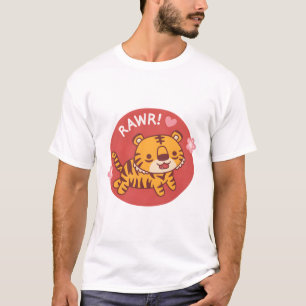 Camiseta Flores de Sakura de tigres pequeños