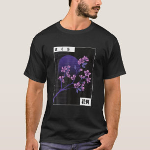 Camiseta Flores de sakura púrpura florecen cerezos japonese