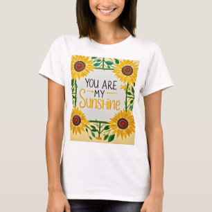 Camiseta Flores de sol brillantes, tú eres mi sol