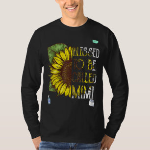 Camiseta Flores De Sol Gráficas Bendecidas Por Ser Llamadas