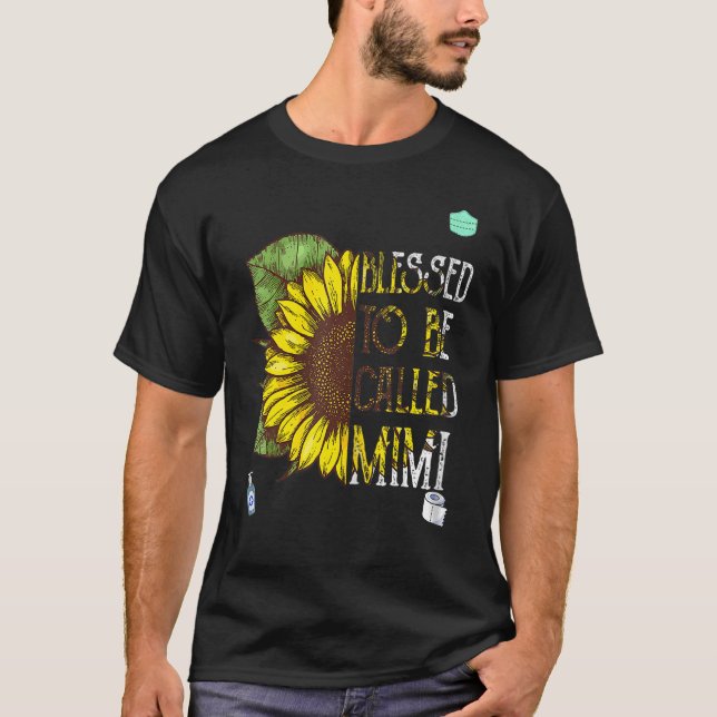 Camiseta Flores De Sol Gráficas Bendecidas Por Ser Llamadas (Anverso)