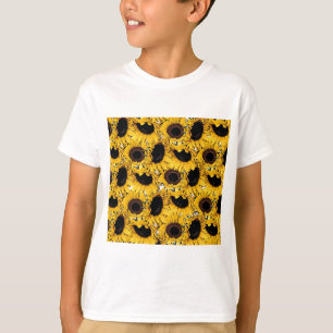 Camiseta flores de sol pétalos nadar naturaleza marina nati