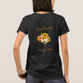 Camiseta Flores de sol y abejas