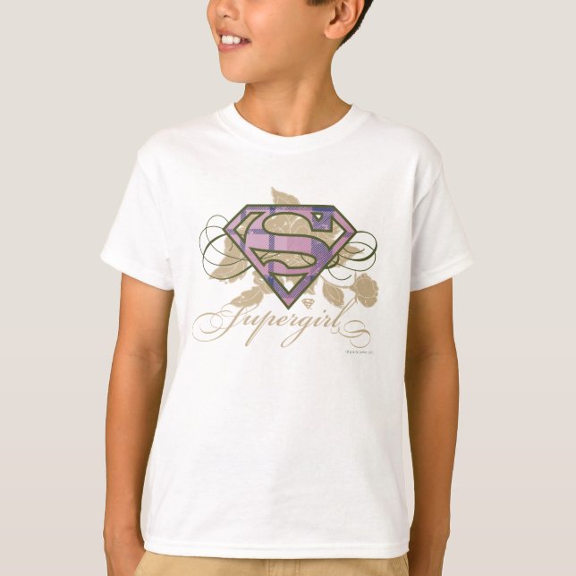 Camiseta Flores de superchica (Anverso)