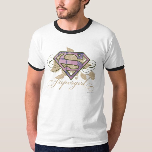Camiseta Flores de superchica (Anverso)