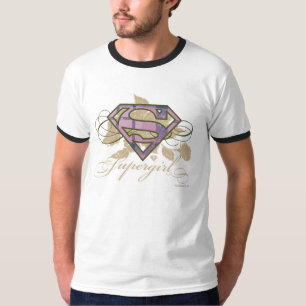 Camiseta Flores de Supergirl