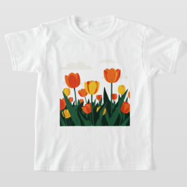 Camiseta Flores de tulipán