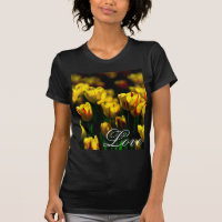 Flores de tulipán amarillas