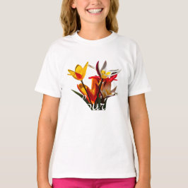 Camiseta Flores de Tulipán - Florecen Oscuro