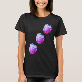 Camiseta Flores de tulipanes blancos