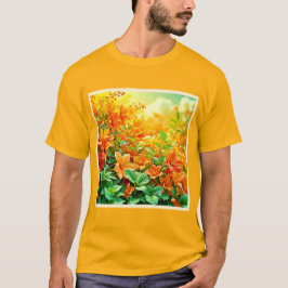 Camiseta Flores de verano vibrantes