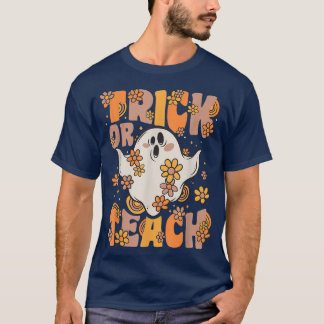 Camiseta Flores De Vintage Groovy Trick O Teach Groovy Hall